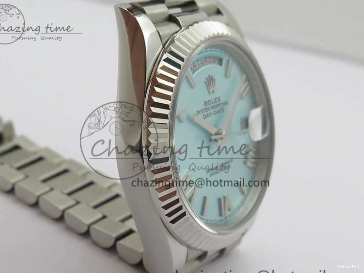 SS Dial 1:1 A2836 Tiffany SS Bracelet Maker Roman Date 40 Bp Blue Edition Day on Best 0412